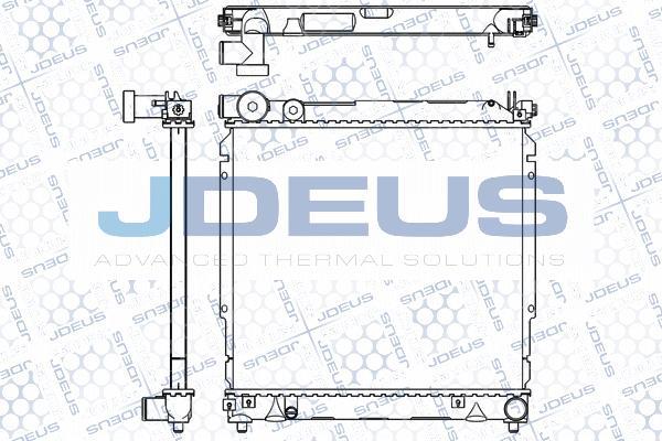 Jdeus M-042013A - Радіатор, охолодження двигуна autocars.com.ua