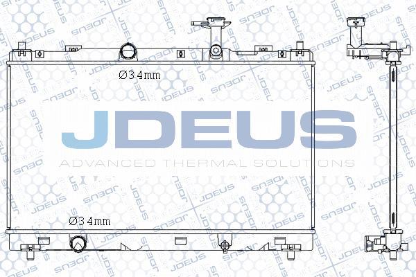 Jdeus M-0420320 - Радіатор, охолодження двигуна autocars.com.ua