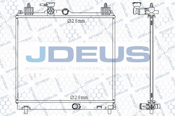 Jdeus M-0420340 - Радіатор, охолодження двигуна autocars.com.ua