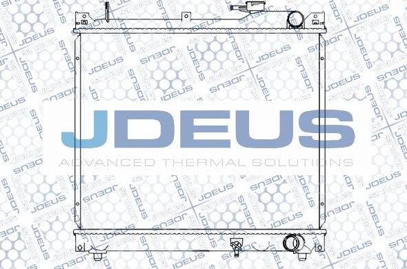 Jdeus M-0420380 - Радіатор, охолодження двигуна autocars.com.ua