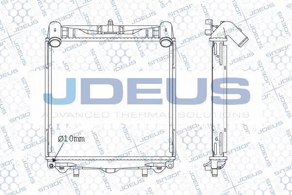 Jdeus M-0430151 - Радіатор, охолодження двигуна autocars.com.ua
