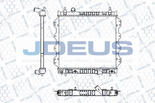 Jdeus M-053001A - Радіатор, охолодження двигуна autocars.com.ua