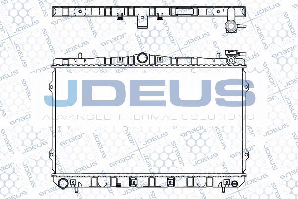 Jdeus M-0540080 - Радіатор, охолодження двигуна autocars.com.ua