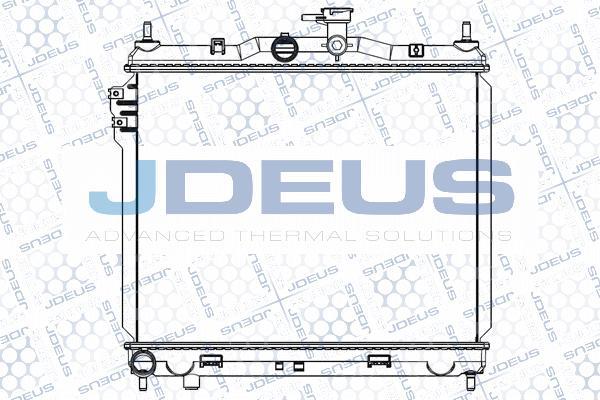Jdeus M-0540160 - Радіатор, охолодження двигуна autocars.com.ua