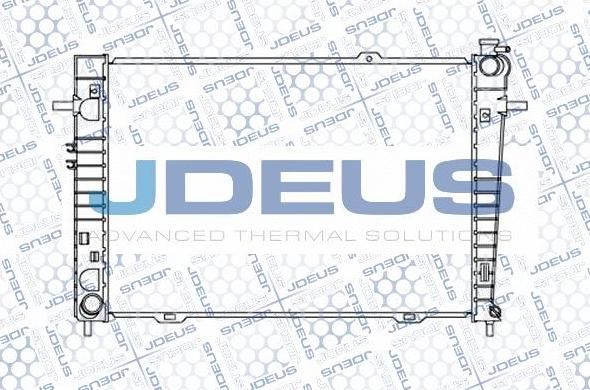 Jdeus M-0540220 - Радіатор, охолодження двигуна autocars.com.ua
