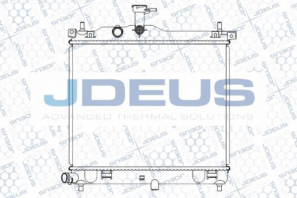 Jdeus M-0540350 - Радиатор, охлаждение двигателя autodnr.net