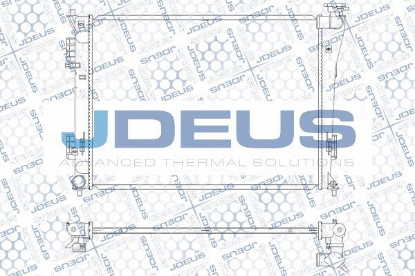 Jdeus M-0540540 - Радіатор, охолодження двигуна autocars.com.ua