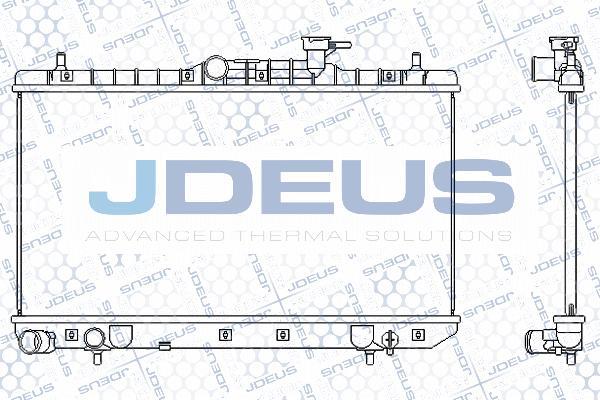 Jdeus M-0540590 - Радіатор, охолодження двигуна autocars.com.ua