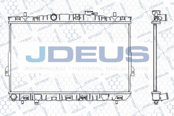 Jdeus M-0540650 - Радіатор, охолодження двигуна autocars.com.ua