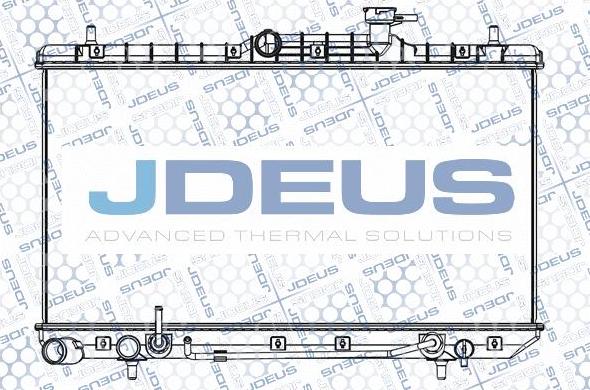 Jdeus M-0540750 - Радіатор, охолодження двигуна autocars.com.ua