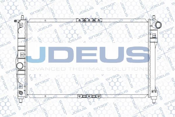 Jdeus M-0560050 - Радіатор, охолодження двигуна autocars.com.ua