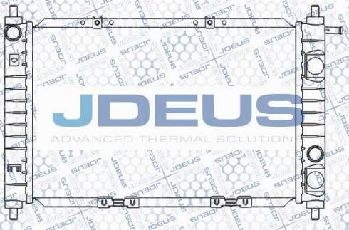 Jdeus M-0560250 - Радіатор, охолодження двигуна autocars.com.ua