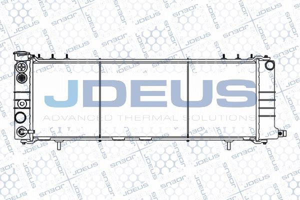 Jdeus M-057005A - Радіатор, охолодження двигуна autocars.com.ua
