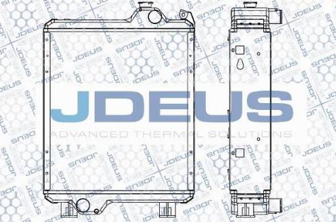 Jdeus M-060004A - Радіатор, охолодження двигуна autocars.com.ua