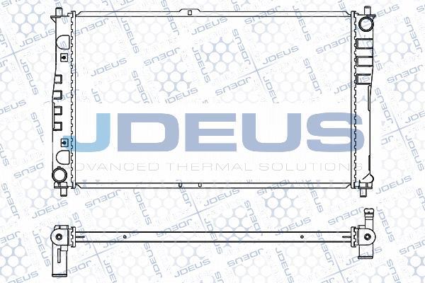 Jdeus M-0650030 - Радіатор, охолодження двигуна autocars.com.ua