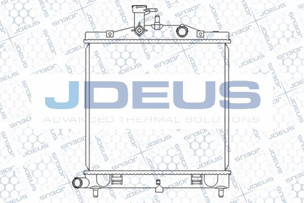 Jdeus M-065014A - Радіатор, охолодження двигуна autocars.com.ua