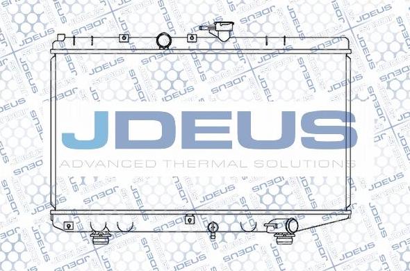Jdeus M-0650220 - Радіатор, охолодження двигуна autocars.com.ua