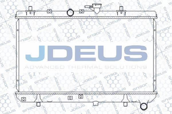 Jdeus M-065030A - Радіатор, охолодження двигуна autocars.com.ua