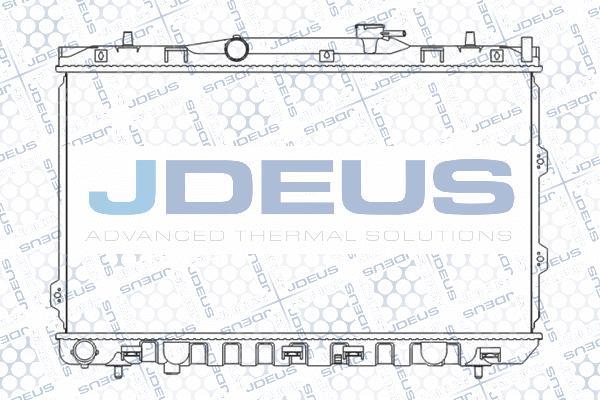Jdeus M-065032A - Радіатор, охолодження двигуна autocars.com.ua