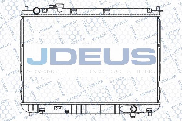 Jdeus M-0650380 - Радіатор, охолодження двигуна autocars.com.ua