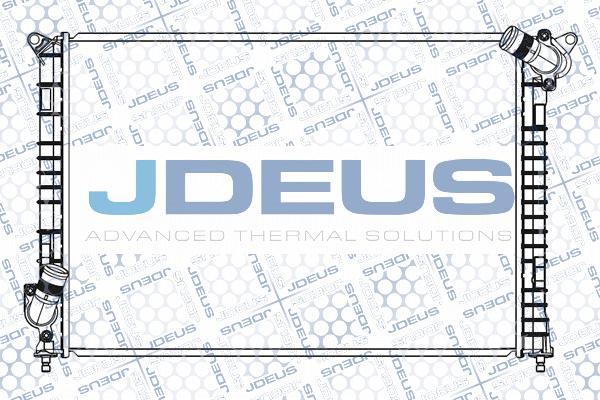 Jdeus M-0700020 - Радіатор, охолодження двигуна autocars.com.ua