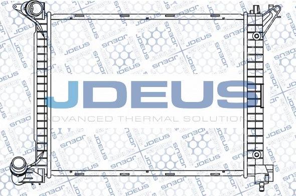 Jdeus M-0700060 - Радіатор, охолодження двигуна autocars.com.ua