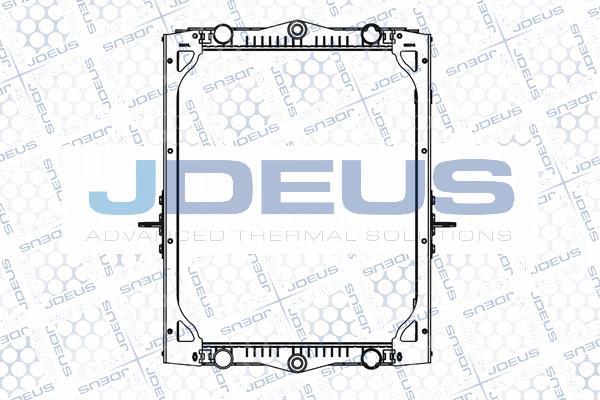Jdeus M-1080080 - Радіатор, охолодження двигуна autocars.com.ua