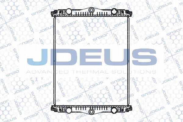 Jdeus M-108008B - Радіатор, охолодження двигуна autocars.com.ua