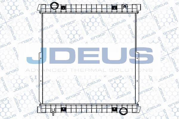 Jdeus M-1140150 - Радіатор, охолодження двигуна autocars.com.ua