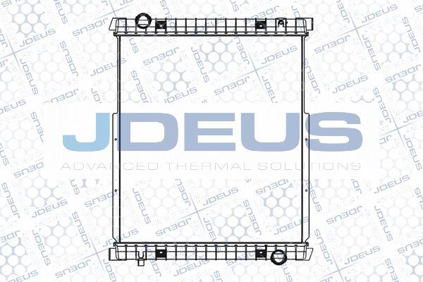 Jdeus M-1140200 - Радіатор, охолодження двигуна autocars.com.ua