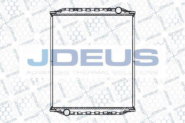 Jdeus M-1150060 - Радіатор, охолодження двигуна autocars.com.ua