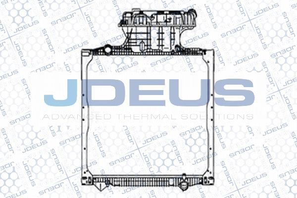Jdeus M-115010A - Радиатор, охлаждение двигателя autodnr.net