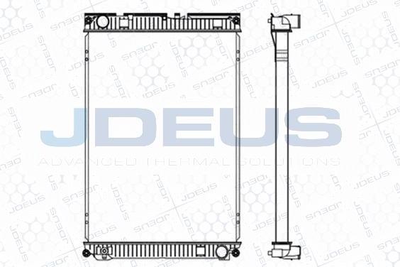 Jdeus M-1150160 - Радиатор, охлаждение двигателя autodnr.net