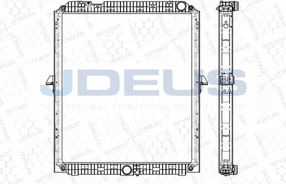 Jdeus M-1171300 - Радіатор, охолодження двигуна autocars.com.ua