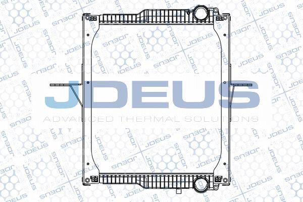 Jdeus M-1230110 - Радіатор, охолодження двигуна autocars.com.ua