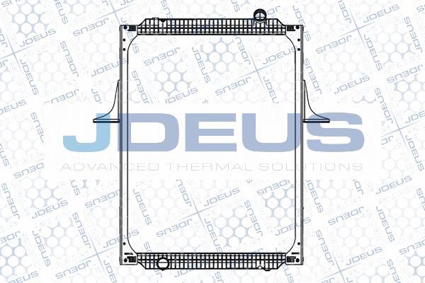 Jdeus M-1230140 - Радиатор, охлаждение двигателя autodnr.net