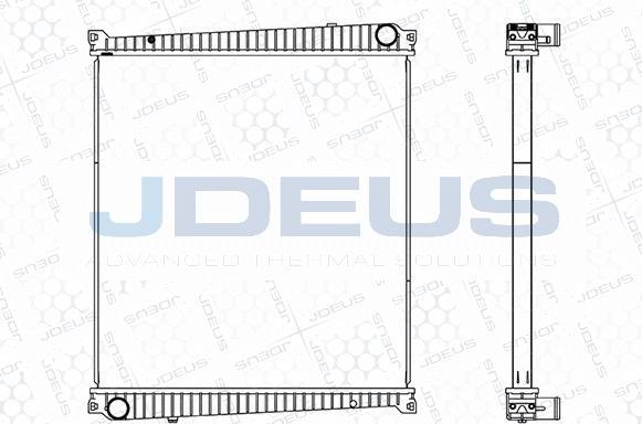 Jdeus M-1230921 - Радиатор, охлаждение двигателя autodnr.net