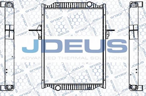 Jdeus M-1230930 - Радіатор, охолодження двигуна autocars.com.ua