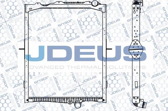 Jdeus M-123132A - Радіатор, охолодження двигуна autocars.com.ua