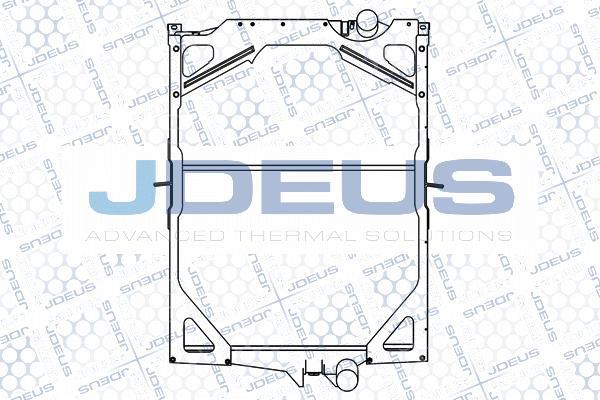 Jdeus M-131003A - Радіатор, охолодження двигуна autocars.com.ua