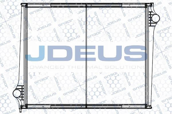 Jdeus M-1410030 - Радіатор, охолодження двигуна autocars.com.ua