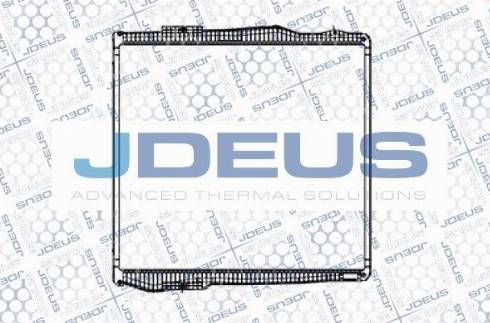 Jdeus M-1410060 - Радіатор, охолодження двигуна autocars.com.ua