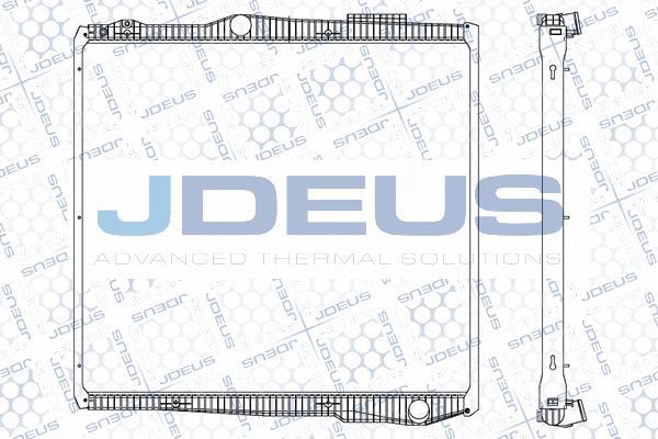 Jdeus M-1410070 - Радіатор, охолодження двигуна autocars.com.ua