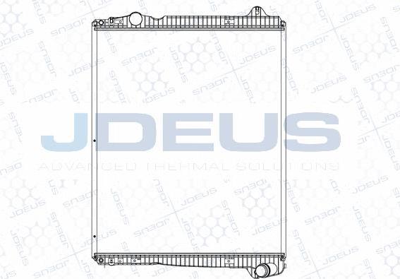 Jdeus M-1410080 - Радіатор, охолодження двигуна autocars.com.ua