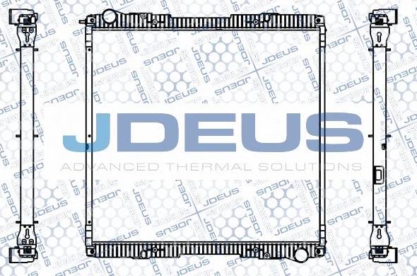 Jdeus M-1410200 - Радіатор, охолодження двигуна autocars.com.ua