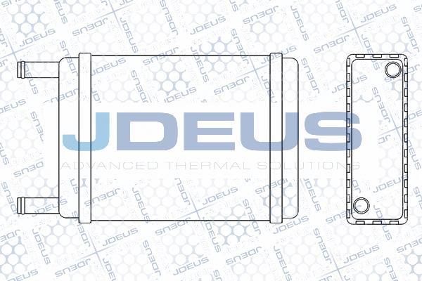 Jdeus M-2020000 - Теплообмінник, опалення салону autocars.com.ua