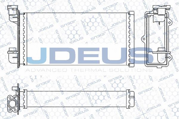 Jdeus M-205002A - Теплообмінник, опалення салону autocars.com.ua