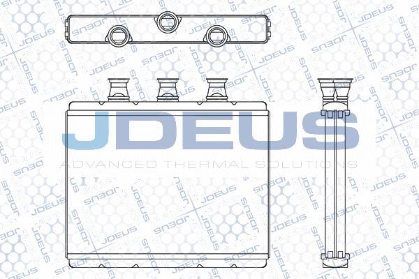 Jdeus M-2050250 - Теплообмінник, опалення салону autocars.com.ua