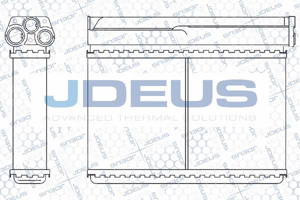 Jdeus M-205045A - Теплообмінник, опалення салону autocars.com.ua