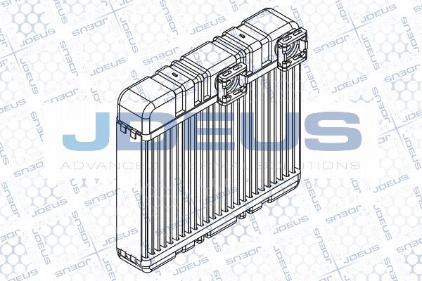 Jdeus M-205076A - Теплообмінник, опалення салону autocars.com.ua